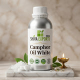 Camphor Oil White - Premium Essential Oil by Shiva Exports India