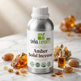 Amber Solid Incense - Premium Essential Oil by Shiva Exports India