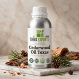 Cedarwood Oil Texas - Premium Essential Oil by Shiva Exports India