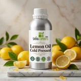 Lemon Oil Cold Pressed - Premium Essential Oil by Shiva Exports India