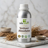 Vetiver Absolute - Premium Essential Oil by Shiva Exports India