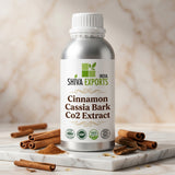 Cinnamon Cassia Bark Co2 Extract - Premium Essential Oil by Shiva Exports India