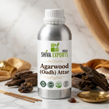Agarwood ( Oudh ) Attar - Premium Essential Oil by Shiva Exports India