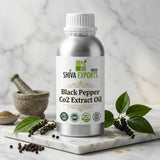 Black Pepper Co2 Extract Oil - Premium Essential Oil by Shiva Exports India