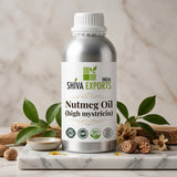 Nutmeg Oil (high mystricin) - Premium Essential Oil by Shiva Exports India