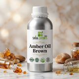 Amber Oil Brown - Premium Essential Oil by Shiva Exports India