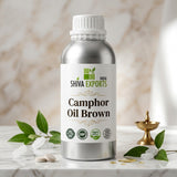 Camphor Oil Brown - Premium Essential Oil by Shiva Exports India