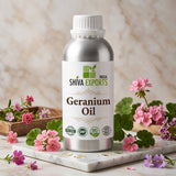Geranium Oil - Premium Essential Oil by Shiva Exports India