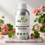 Geranium Oil Bourbon - Premium Essential Oil by Shiva Exports India