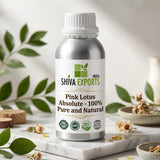Pink Lotus Absolute - 100% Pure and Natural - Premium Essential Oil by Shiva Exports India