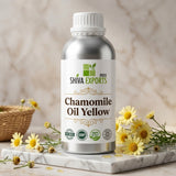Chamomile Oil Yellow - Premium Essential Oil by Shiva Exports India