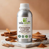 Cinnamon Leaf Oil (Eugenol Type) - Premium Essential Oil by Shiva Exports India