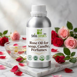 Rose Oil for soap, Candle, Perfumes - Premium Essential Oil by Shiva Exports India