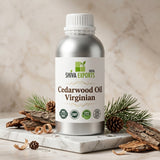 Cedarwood Oil Virginian - Premium Essential Oil by Shiva Exports India