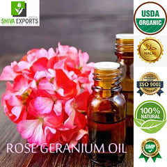 Rose Geranium Essential Oil - Cold Pressed